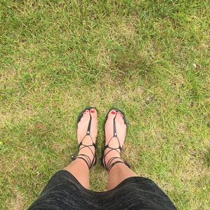 MICHAEL Michael Kors | Leather Wrap Around Sandal